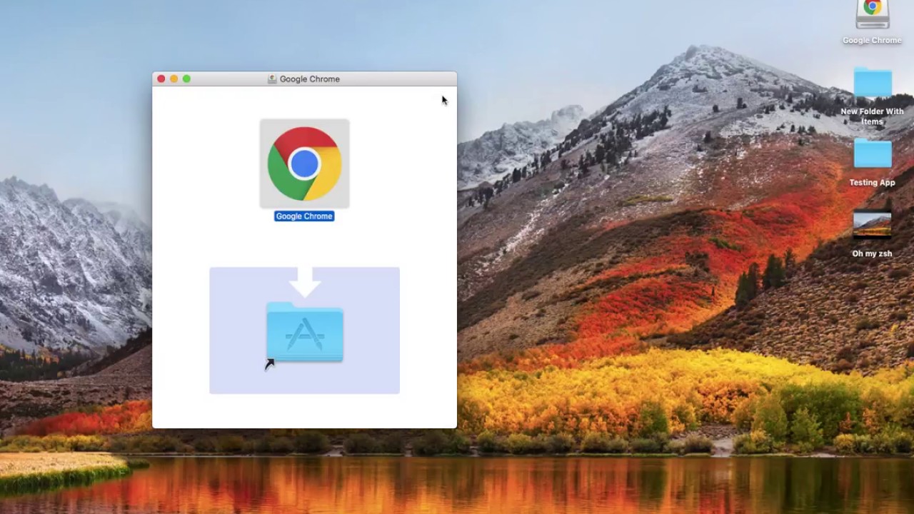 google chrome upate for mac high sierra
